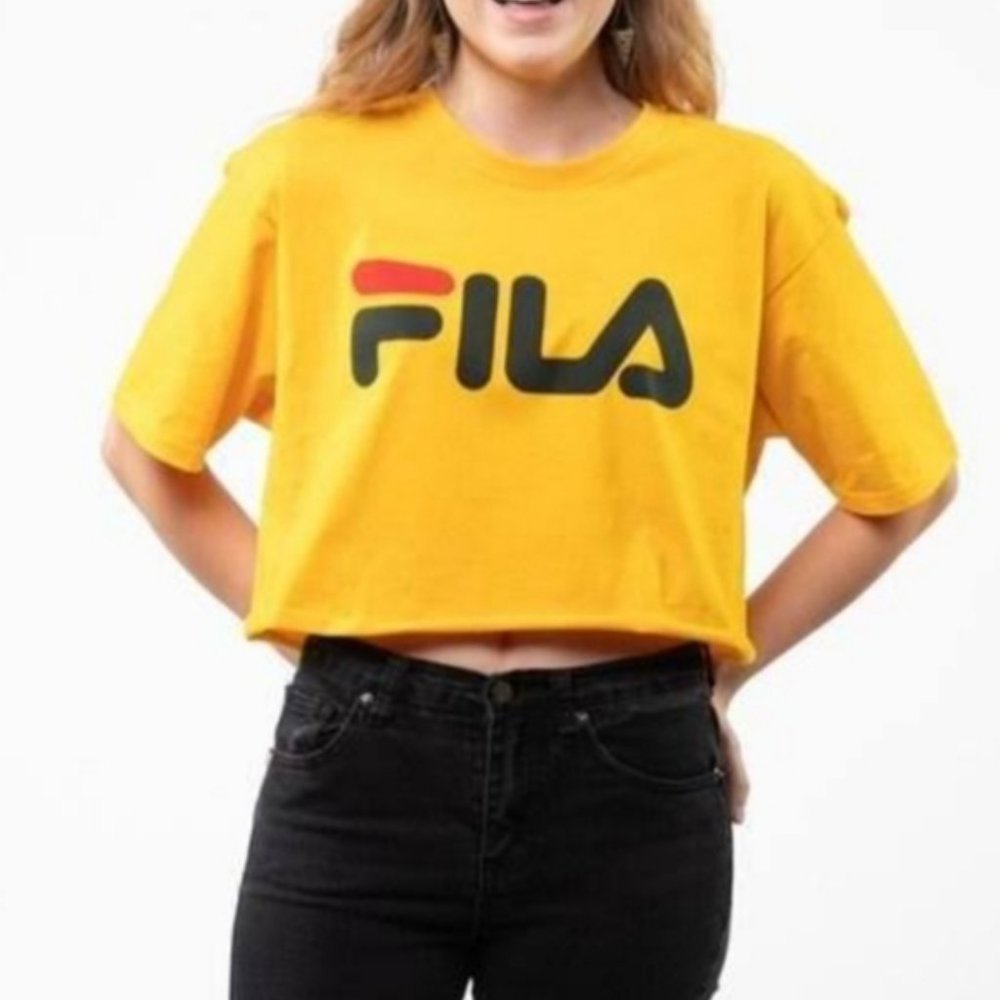 FILA Cropped Tee- Shirt Size Medium